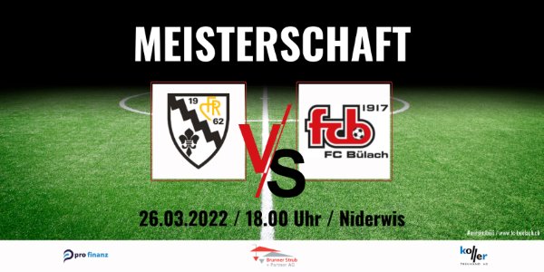 Herren 1: Rückrundenstart gegen den FC Räterschen