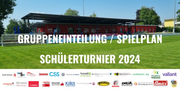 Schüeli 2024: Spielpläne sind online