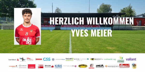 Herren 1: Yves Meier neu beim FC Bülach