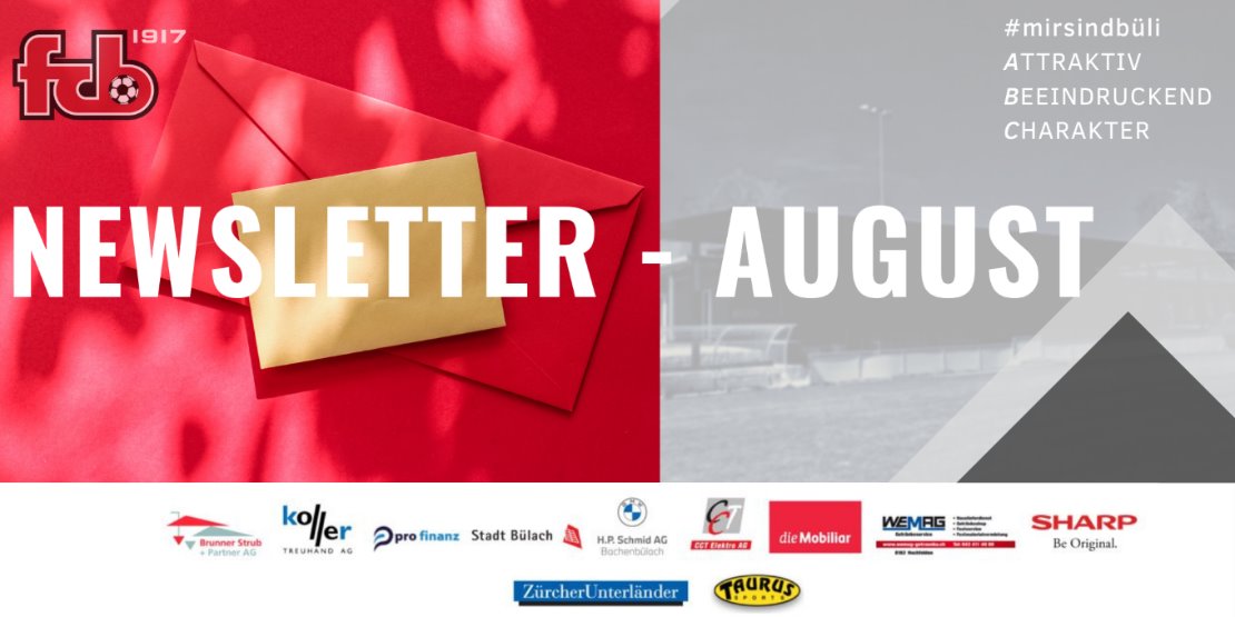 Achter FCB-Newsletter - August