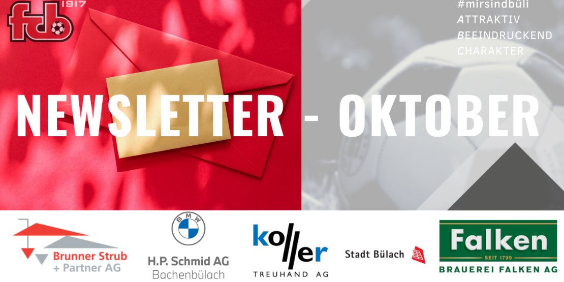 Erster FCB-Newsletter - Oktober